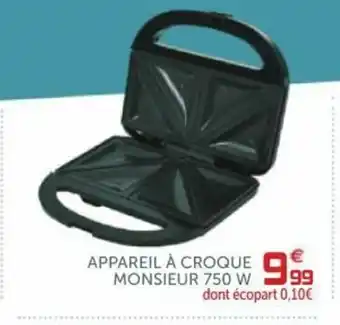 Gifi Appareil à croque Monsieur 750 W offre