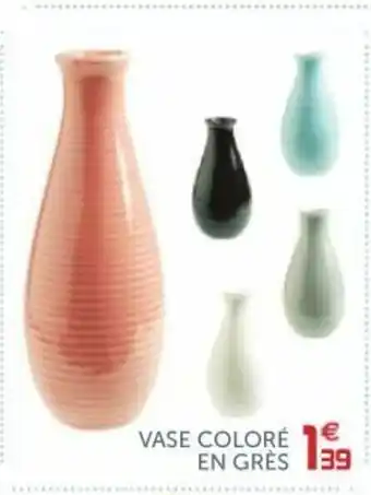 Gifi Vase coloré en gres offre