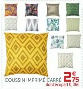 Gifi Coussin imprimé carré offre