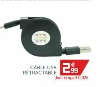 Gifi Câble USB Rétractable offre