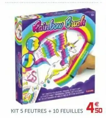 Gifi Kit 5 feutres + 10 feuilles offre