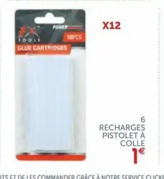 Gifi 6 Recharges pistoler à colle offre