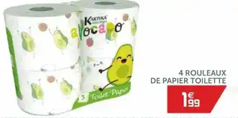 Gifi 4 Rouleaux de papier toilette offre