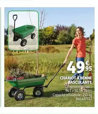 Auchan Chariot à Benne Basculante offre