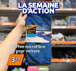 Action Chiffon microfibre xl pour voiture offre