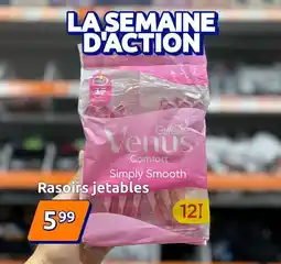 Action Gillette - rasoirs jetables offre