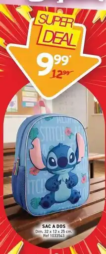 Trafic Stitch - sac a dos offre