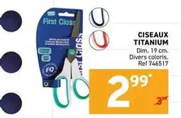 Trafic Dim - ciseaux titanium offre