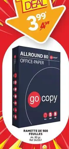 Trafic Ramette de 500 feuilles offre