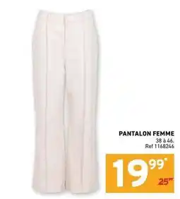 Trafic Pantalon femme offre