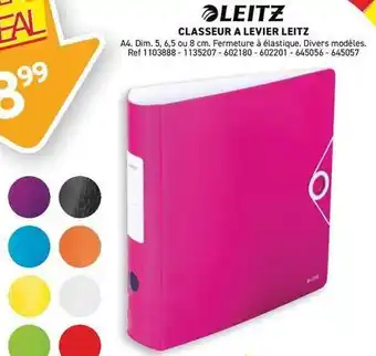 Trafic Leitz - classeur a levier offre