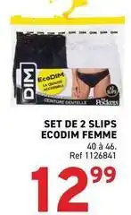 Trafic Dim - set de 2 slips offre