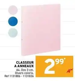 Trafic Classeur a anneaux offre