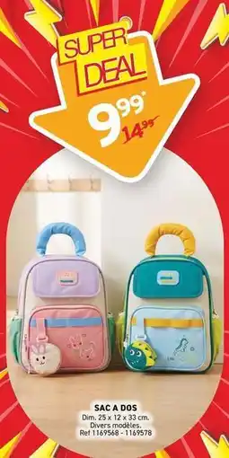 Trafic Dim - sac a dos offre