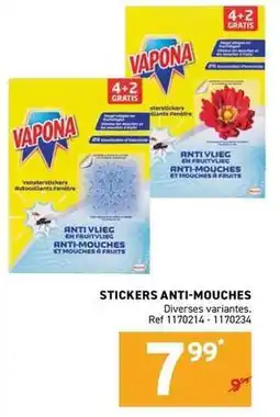 Trafic Vapona - stickers anti-mouches offre