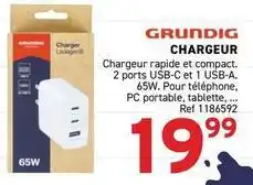 Trafic Grundig - chargeur offre