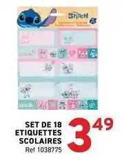 Trafic Stitch - set de 18 etiquettes offre