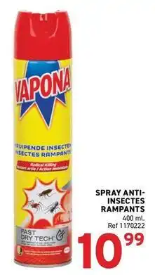 Trafic Spray anti- insectes offre