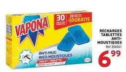 Trafic Vapona - recharges tablettes anti-moustiques offre