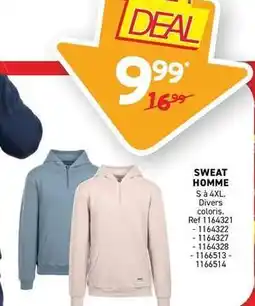 Trafic Sweat homme offre