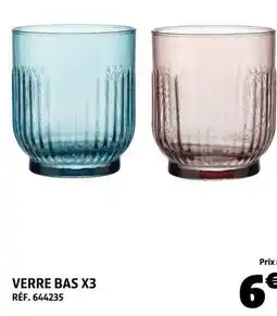 GiFi Verre bas x3 offre