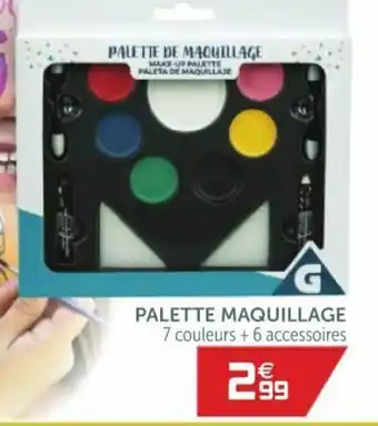 Gifi Palette Maquillage offre
