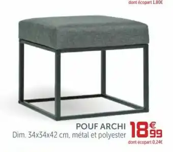 Gifi Pouf Archi offre