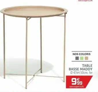 Gifi Table Basse Maddy offre