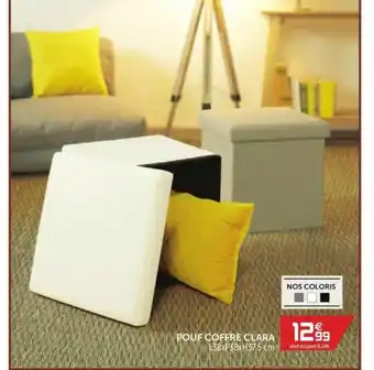 Gifi Pouf Coffre Clara offre