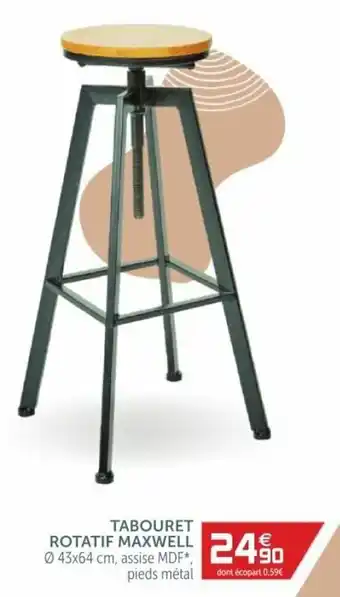 Tabouret Rotatif Maxwell