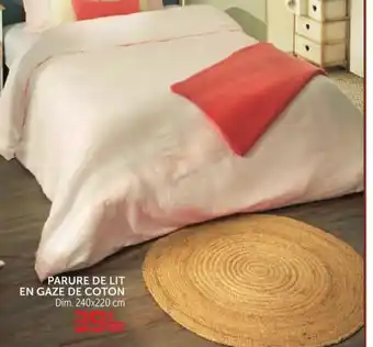Gifi Parure de Lit En Gaze de Coton offre