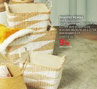 Gifi Panière Pemba offre