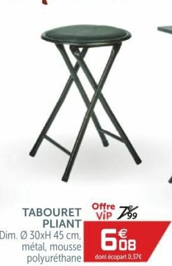Gifi Tabouret Pliant offre