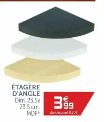 Étagère d'Angle