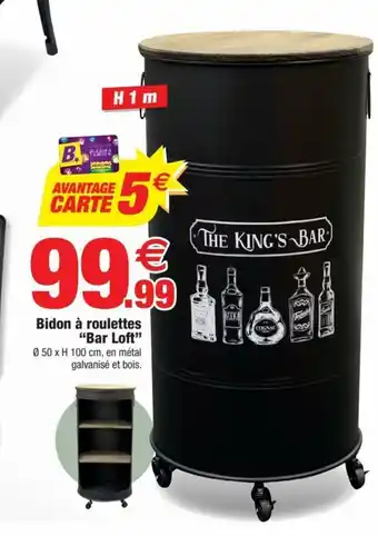 Bidon à Roulettes