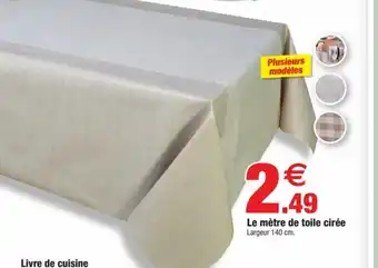 Bazarland Le Mètre de Toile Cirée offre
