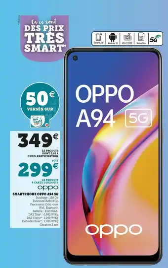 Hyper U Smartphone Oppo A94 5G offre