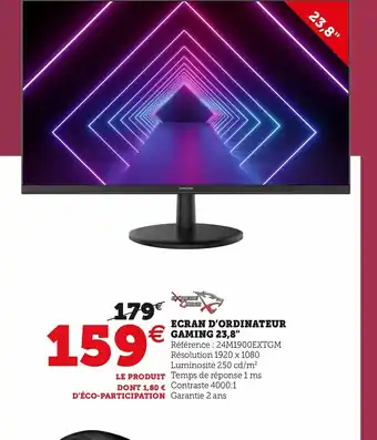 Hyper U Ecran d'Ordinateur offre