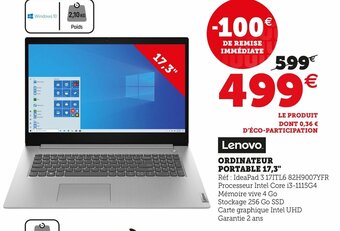 Hyper U Ordinateur Portable 17.3 offre