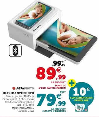Hyper U Imprimante Photo offre