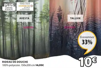 JYSK Rideau de douche offre