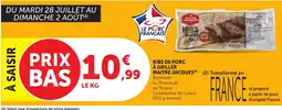 Maximarché MAITRE JACQUES RIBS DE PORC À GRILLER offre