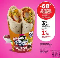 Maximarché Mix Buffet Wraps trip Poulet Pané offre