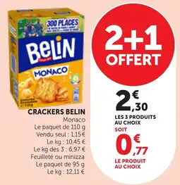 Bi1 Belin Crackers Monaco offre