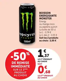 Bi1 MONSTER Energy offre