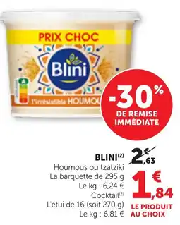 Maximarché Blini Houmous offre