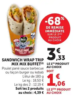 Maximarché Mix Wrap Trip Poulet Pané offre