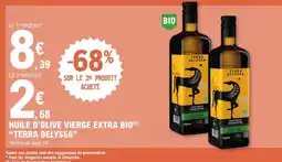 E.Leclerc TERRA DELYSSA Huile d'olive vierge extra bio offre