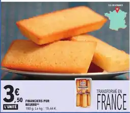 E.Leclerc FINANCIERS PUR BEURRE offre