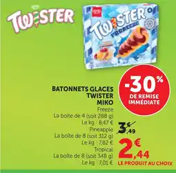 Bi1 Twister Batonnet Glaces offre